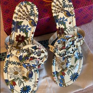 Tory Burch Floral Miller Sandals
